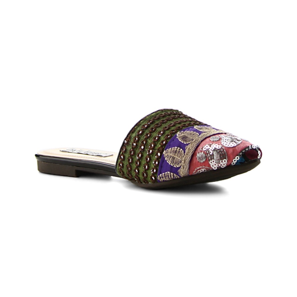 Cape Robbin Embroidered Mules